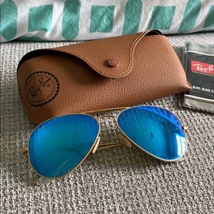 Blue Tint Ray-Ban Aviators